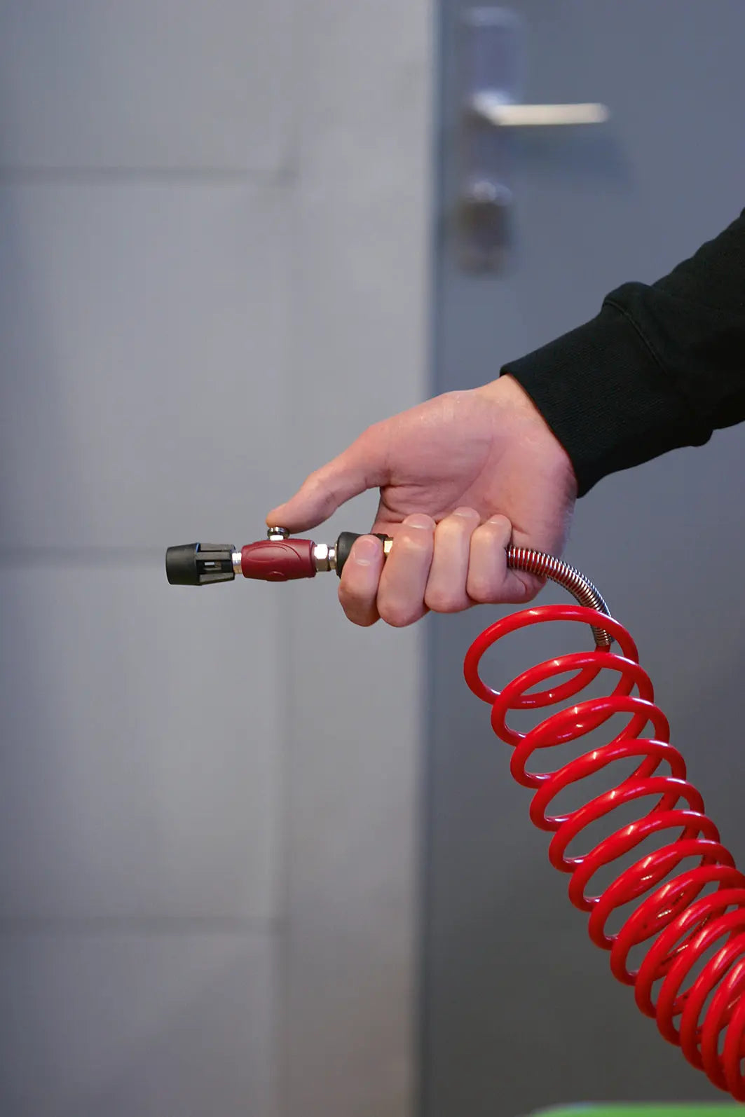 MINI-AUSBLASPISTOLE MIT TURBO-POWER-DÜSE KRAFTWERK