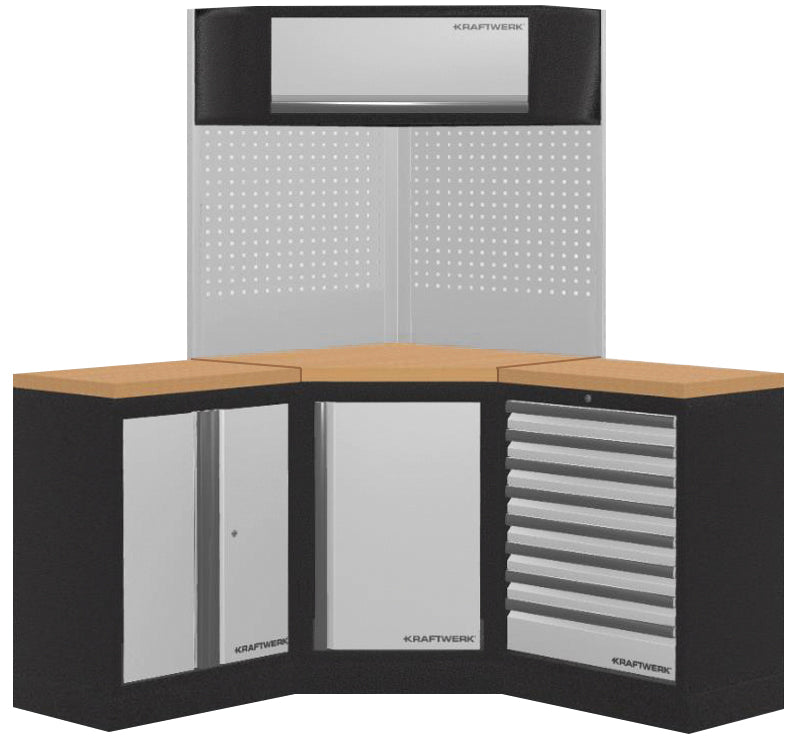 MOBILIO 3ER KOMBI ECKELEMENT BUCHE KRAFTWERK