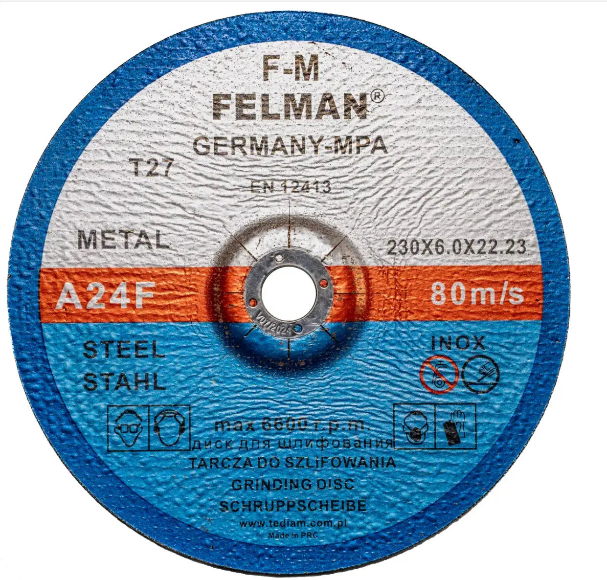 Metallscheibe 230x6 Schleifscheibe - Samsuns Group