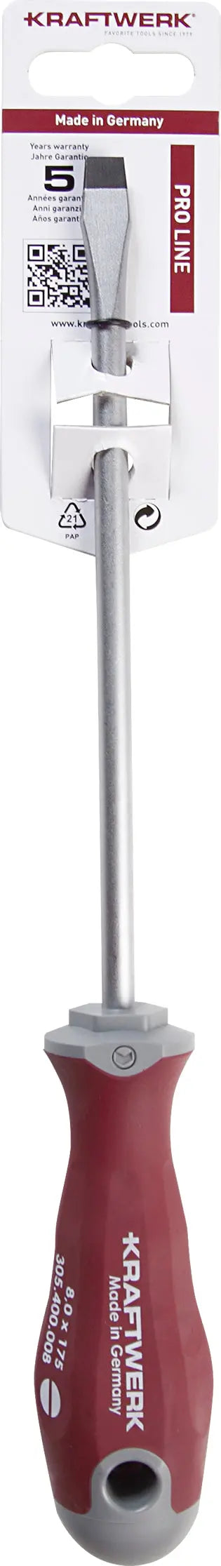 PRO LINE SCHLITZ SCHRAUBENDREHER 8 1.2 175 KRAFTWERK PRO LINE