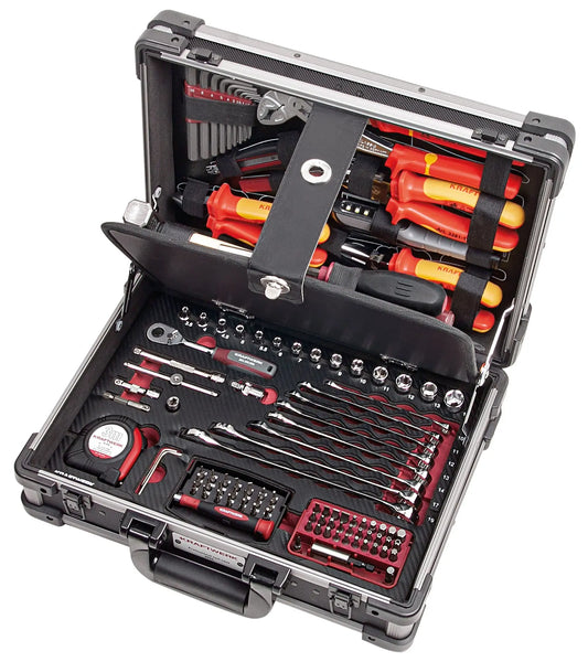 PROFI-ALU-WERKZEUGKOFFER KW VDE 123-TLG. KRAFTWERK