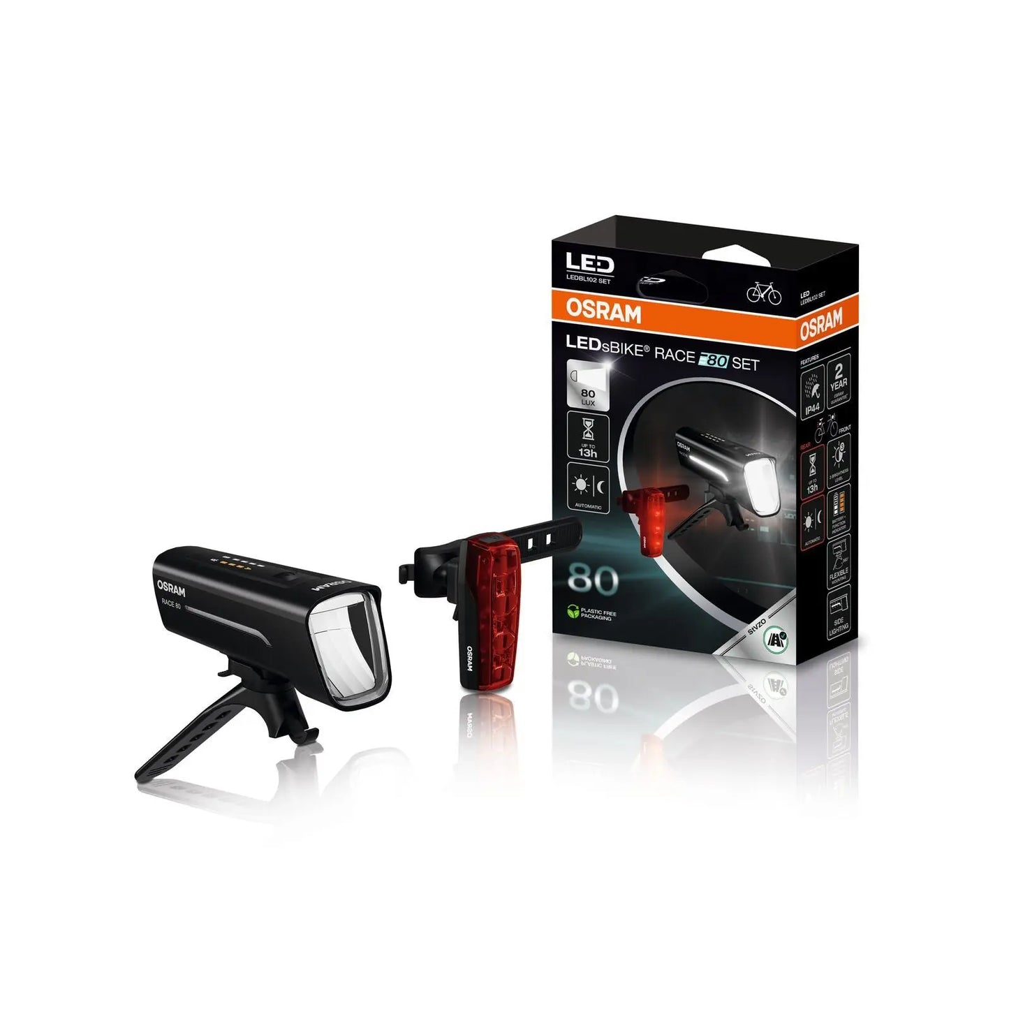 RACE 80 ColdWhite 110 lumen OSRAM LEDsBIKE OSRAM