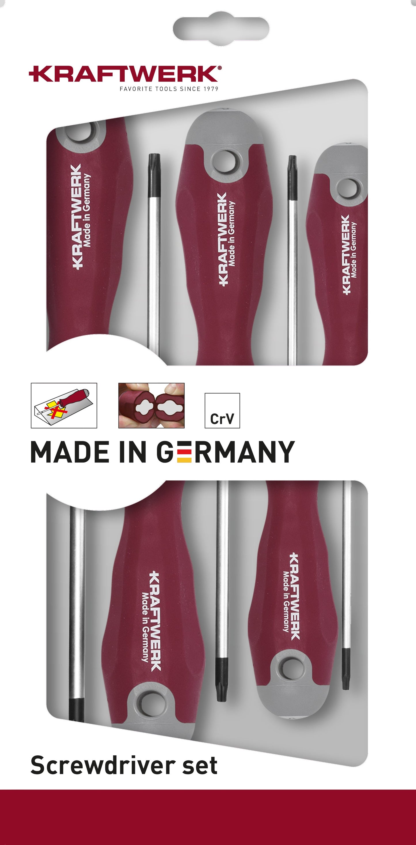 SCHRAUBENDREHERSATZ FÜR TX 5-TLG. KRAFTWERK