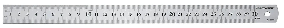 STAHL-MASSSTAB 300 MM KRAFTWERK