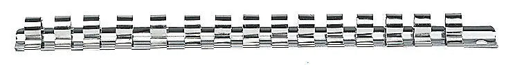 STECKNUSS-SCHIENE 250MM M. 16 CLIPS 3/8" KRAFTWERK