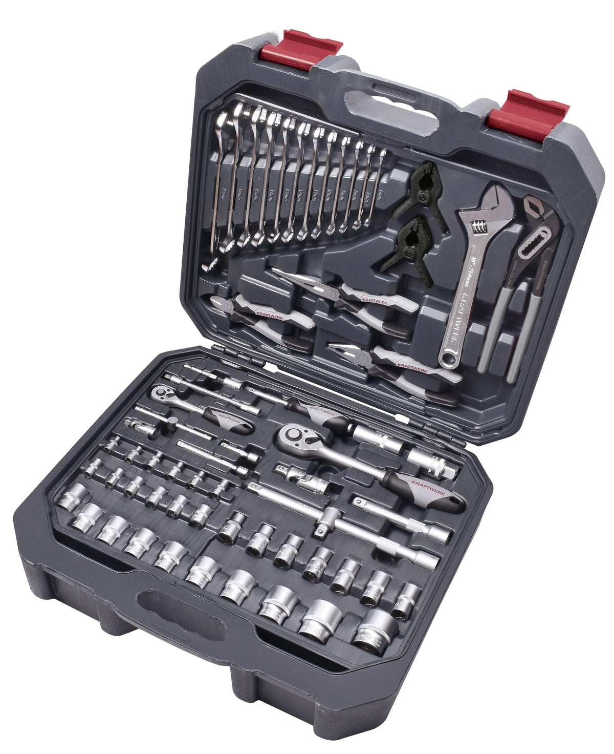 STECKSCHLÜSSEL-SATZ, BASIC, 1/4"+1/2", 266-TLG. KRAFTWERK