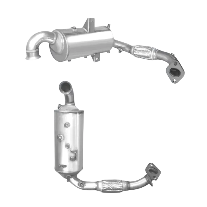 SiC DPF Dieselpartikelfilter Diesel Kat Homologiert E-Prüfzeichen bis EURO 4 E-Prüfzeichen für FORD FIESTA 1.6L TDCi HHJC; HHJD; HHJE; HHJF;... BM CATALYSTS