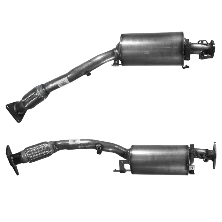 SiC DPF Dieselpartikelfilter Diesel Kat Homologiert E-Prüfzeichen bis EURO 4 E-Prüfzeichen für NISSAN QASHQAI 2L dCi M9R-Motor; runder DPF u.a. BM CATALYSTS