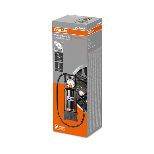 TYREinflate 10 ESSENTIAL Fuß-Luftpumpe OSRAM OSRAM