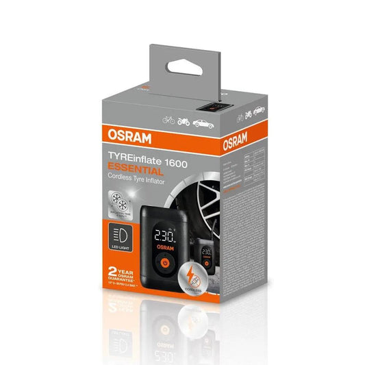 TYREinflate 1600 ESSENTIAL Reifenpumpe wiederaufladbar OSRAM OSRAM
