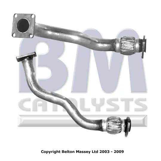 VORDERROHR FÜR VOLKSWAGEN GOLF 1.8L BENZIN | EURO 2 | OEM: 1H0253087D BM CATALYSTS