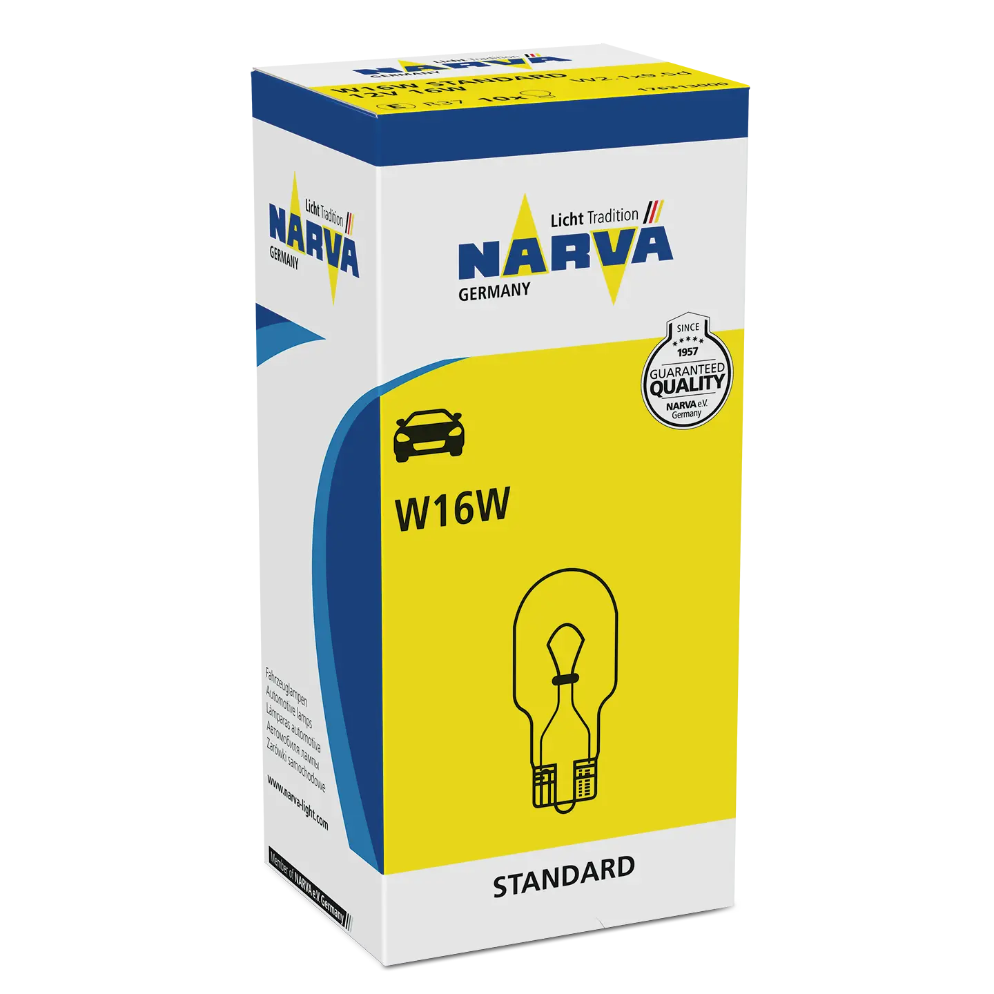 W16W 12V 16W W2,1X9,5d STANDARD NARVA NARVA