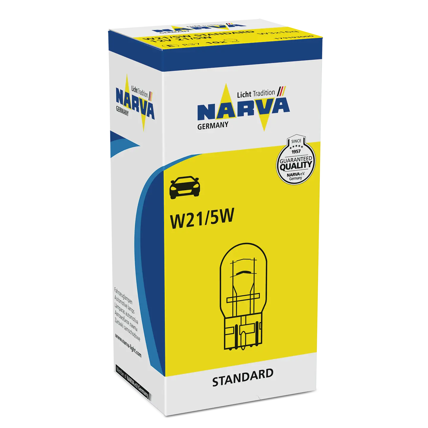 W21/5W 12V 21/5W W3x16q STANDARD NARVA NARVA