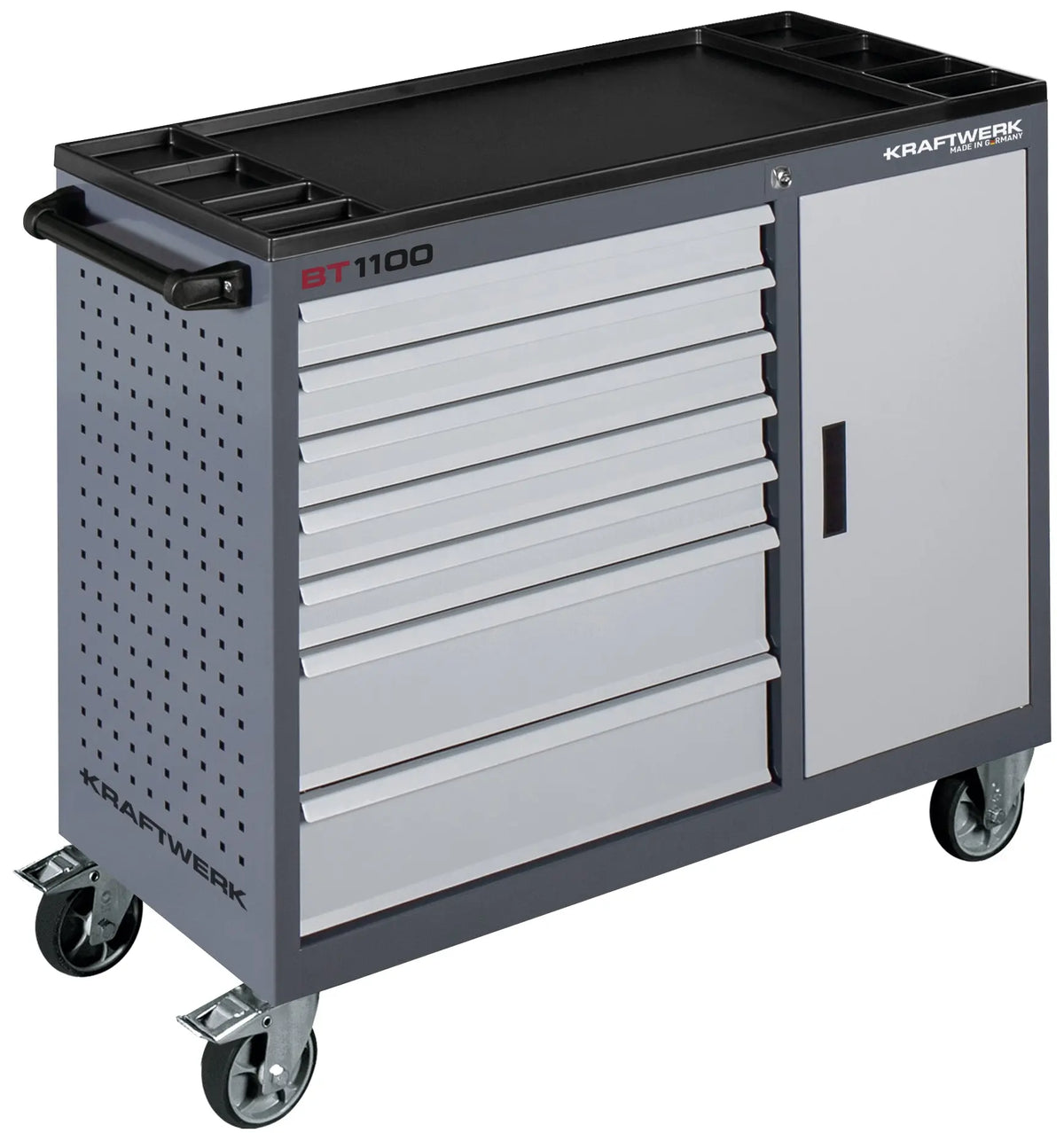 WERKSTATTWAGEN BT1100 60/40 7 SCHUBLADEN + 1 SCHRANK, LEER KRAFTWERK BASIC LINE