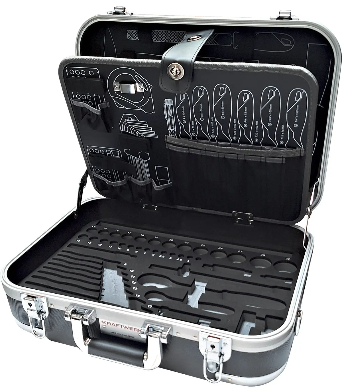 WERKZEUGKOFFER B100, ABS, LEER KRAFTWERK