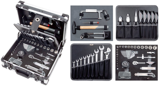 WERKZEUGKOFFER B143, 1/4"+3/8", 102-TLG. KRAFTWERK