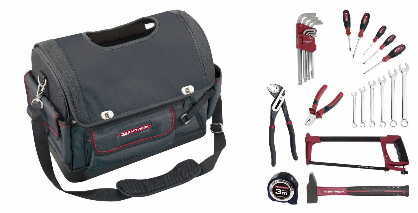WERKZEUGTASCHE, BESTÜCKT, 30-TLG KRAFTWERK