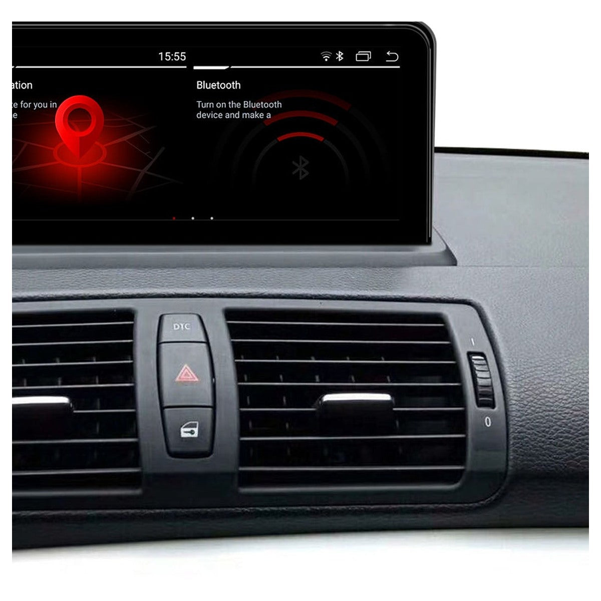 JFSound Android-Autoradio mit Navigation für BMW 1er E81/E82/E87/E88 2005-2012, 12,25-Zoll-Display, CCC - weiterer Originalfoto-Ausschnitt