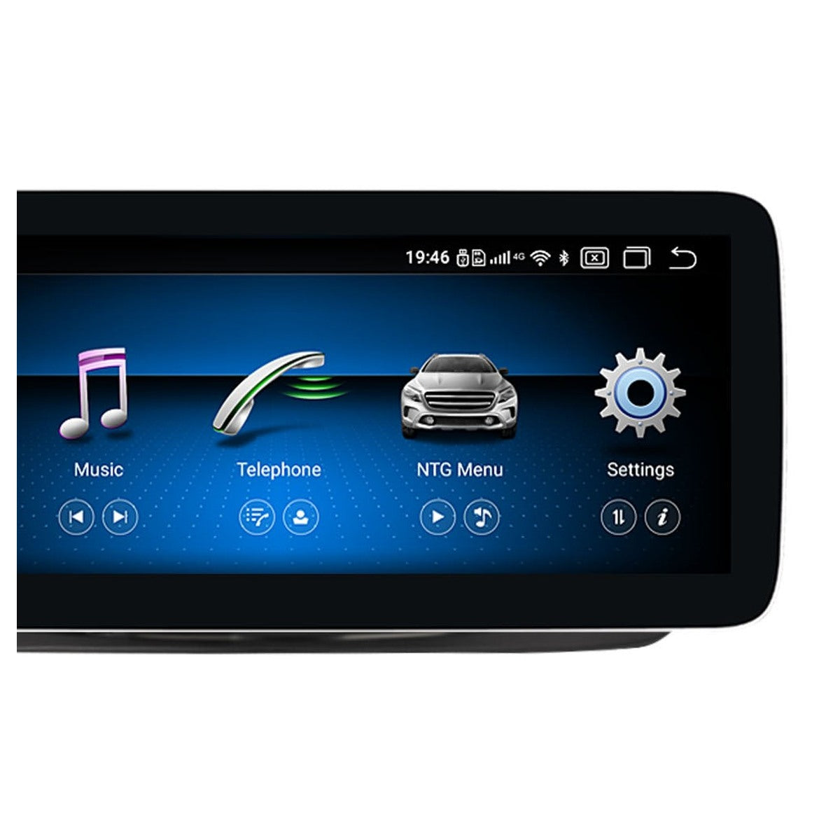 JFSound Android-Autoradio mit Navigation für Mercedes-Benz E 2015-2016, 12,25-Zoll-Display, NTG5.0 - weiterer Originalfoto-Ausschnitt