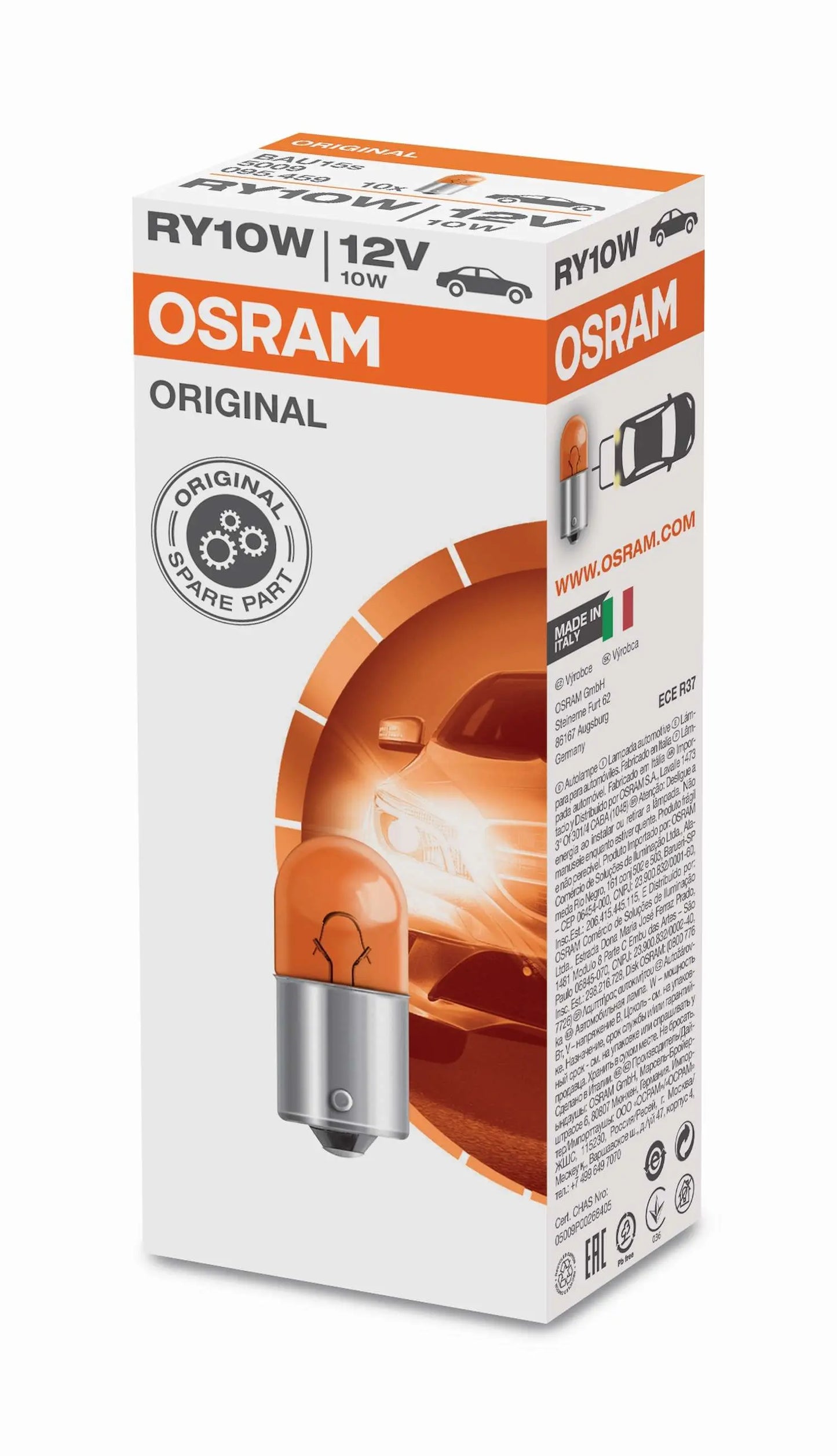 RY10W 12V 10W BA15s 1 St. OSRAM - Samsuns Group
