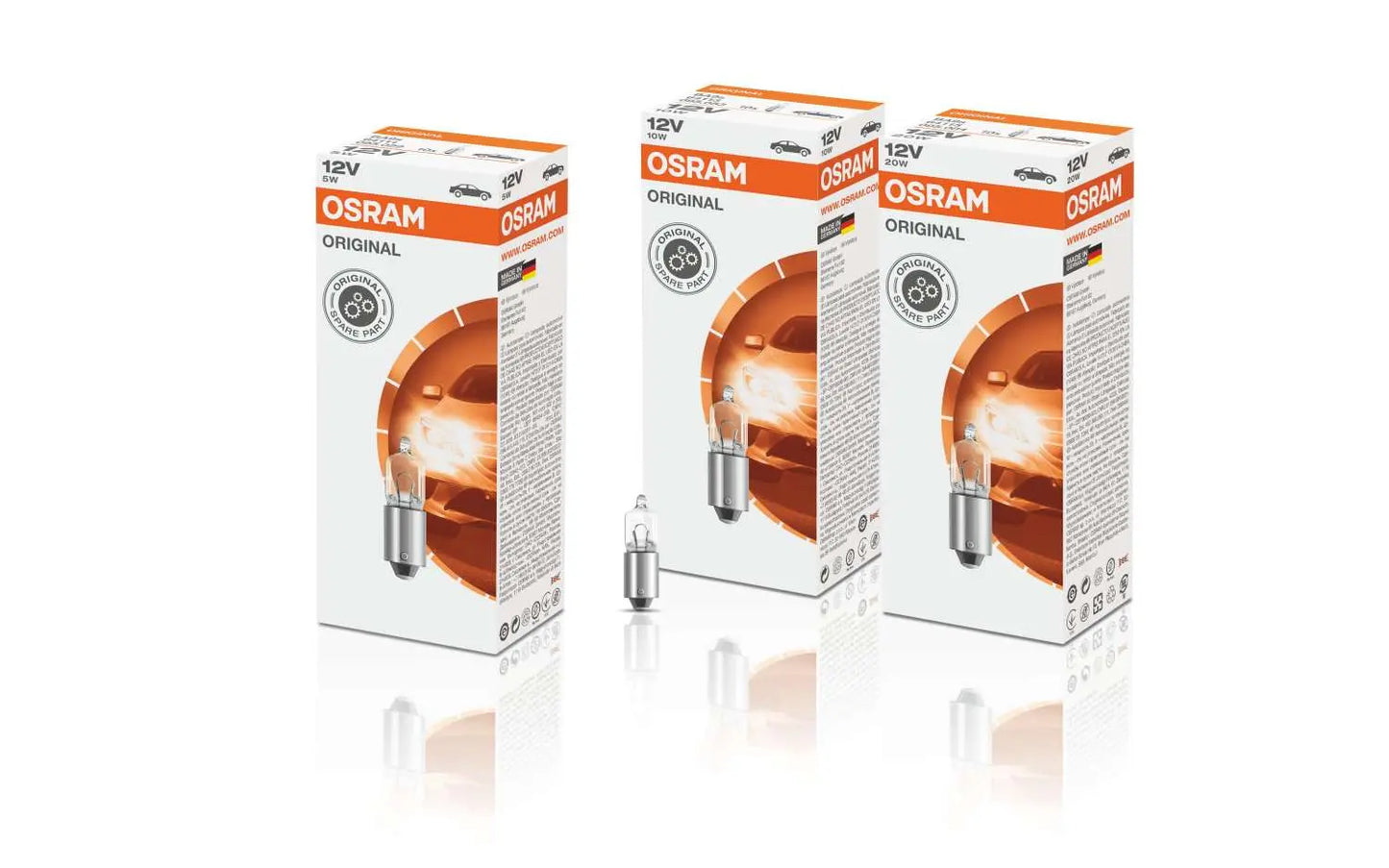 20W Metallsockel Faltschachtel 12V Original OSRAM - Samsuns Group