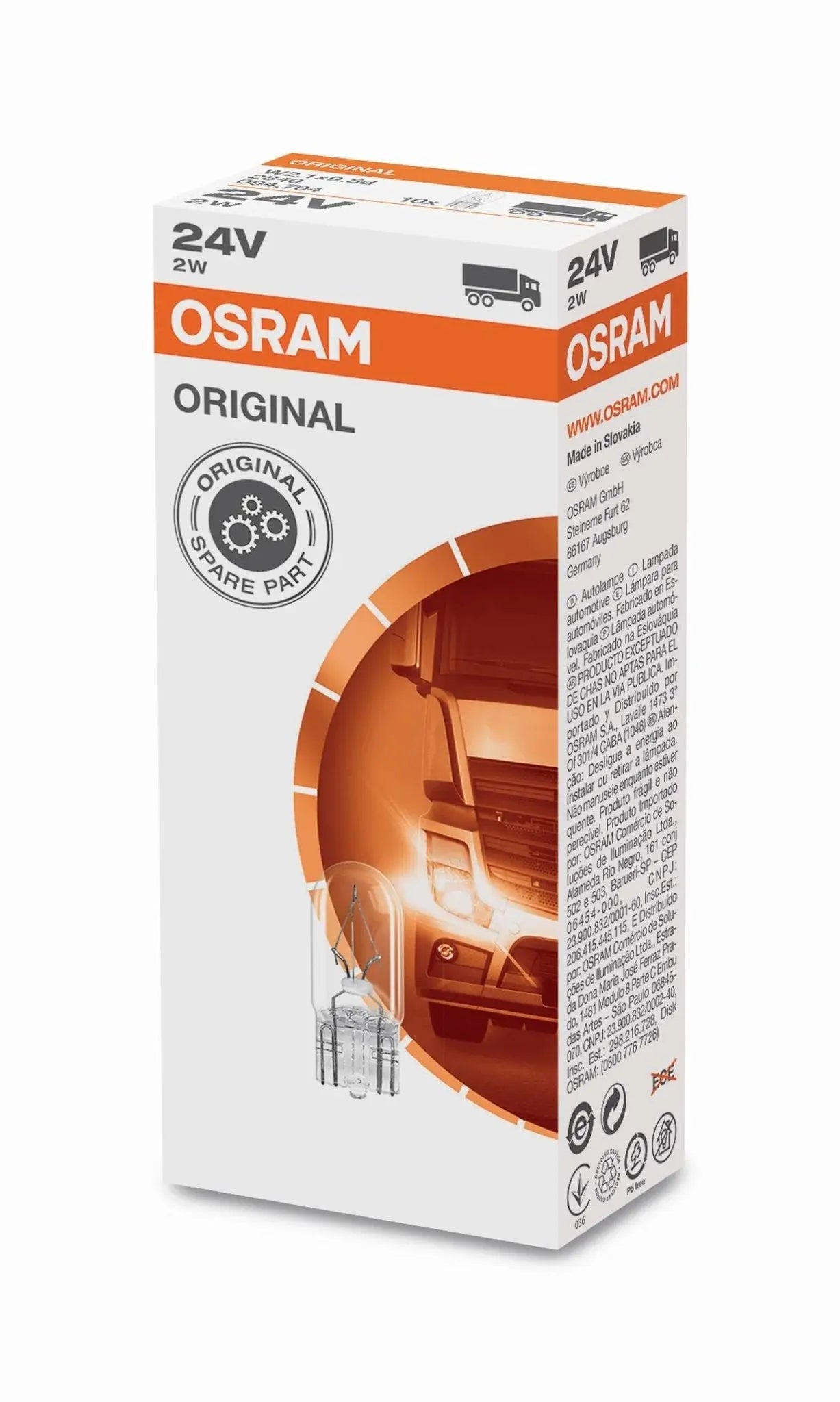 24V 2W W2.19.5d Original OSRAM - Samsuns Group