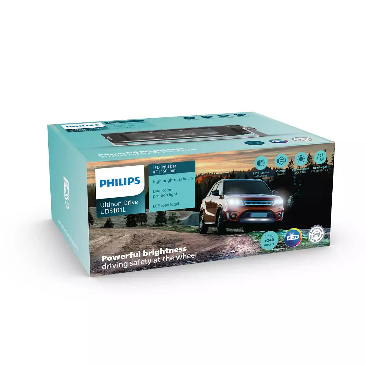 Ultinon Drive 5100 UD5101L 4 Inch 9-30 V DC LED Lightbar PHILIPS - Samsuns Group