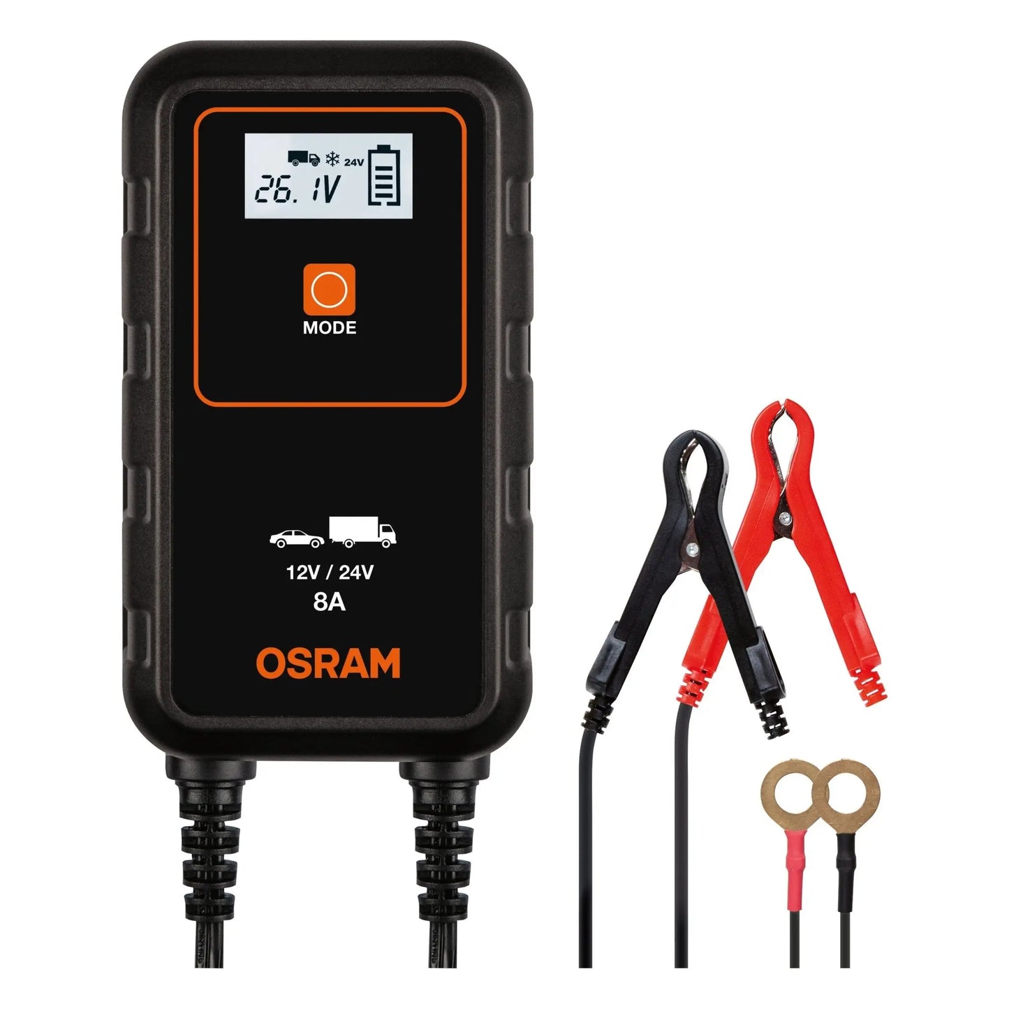 BATTERYcharge 908 Intelligentes Batterielade- und Batteriewartungsgerät 1St. OSRAM - Samsuns Group