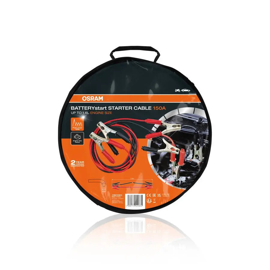 BATTERYstart Batterie Starthilfekabel 150A 1Set OSRAM - Samsuns Group