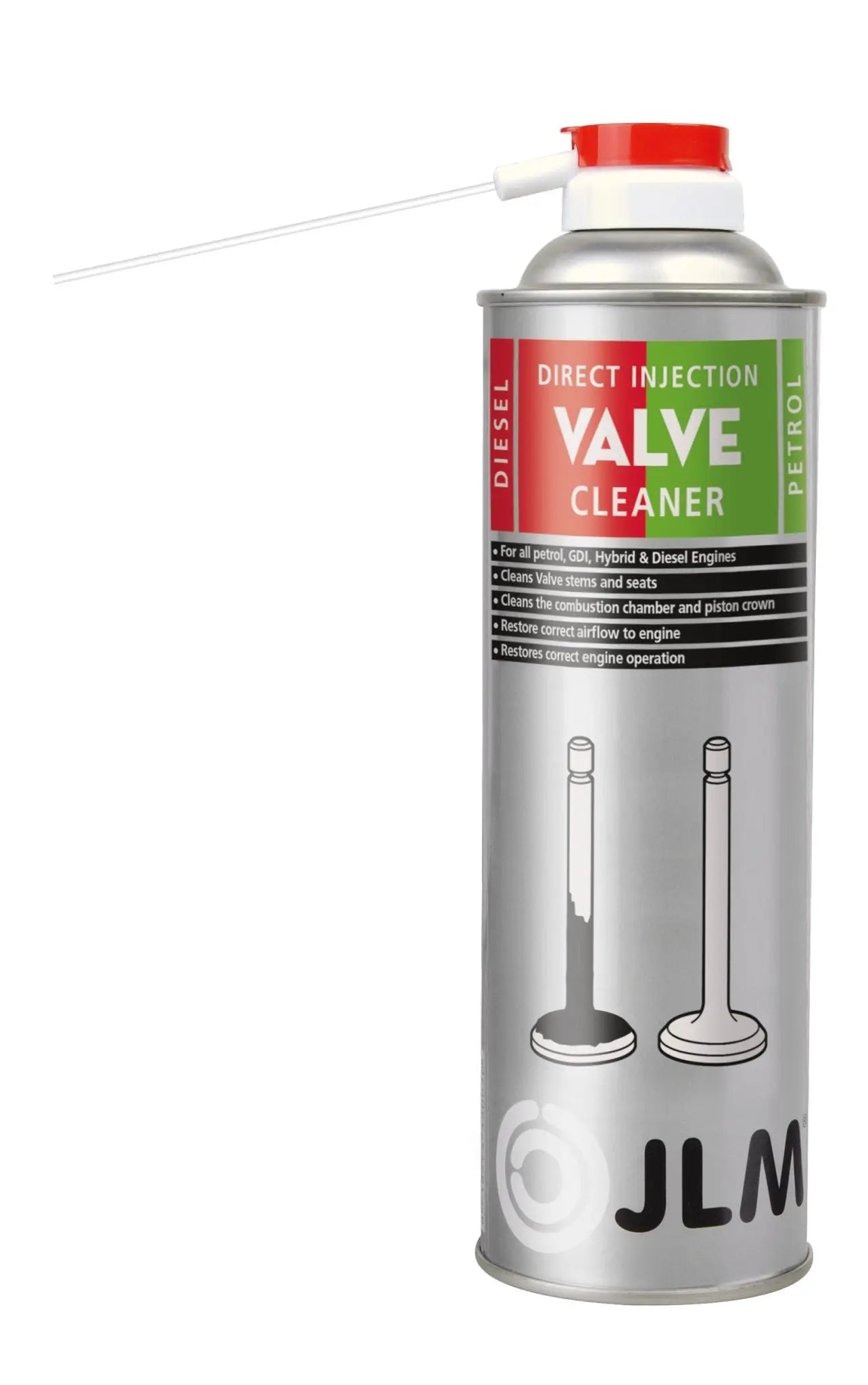 Benzin/Diesel Ventil Reiniger Direkteinspritzmotoren 500ml 1st. JLM - Samsuns Group
