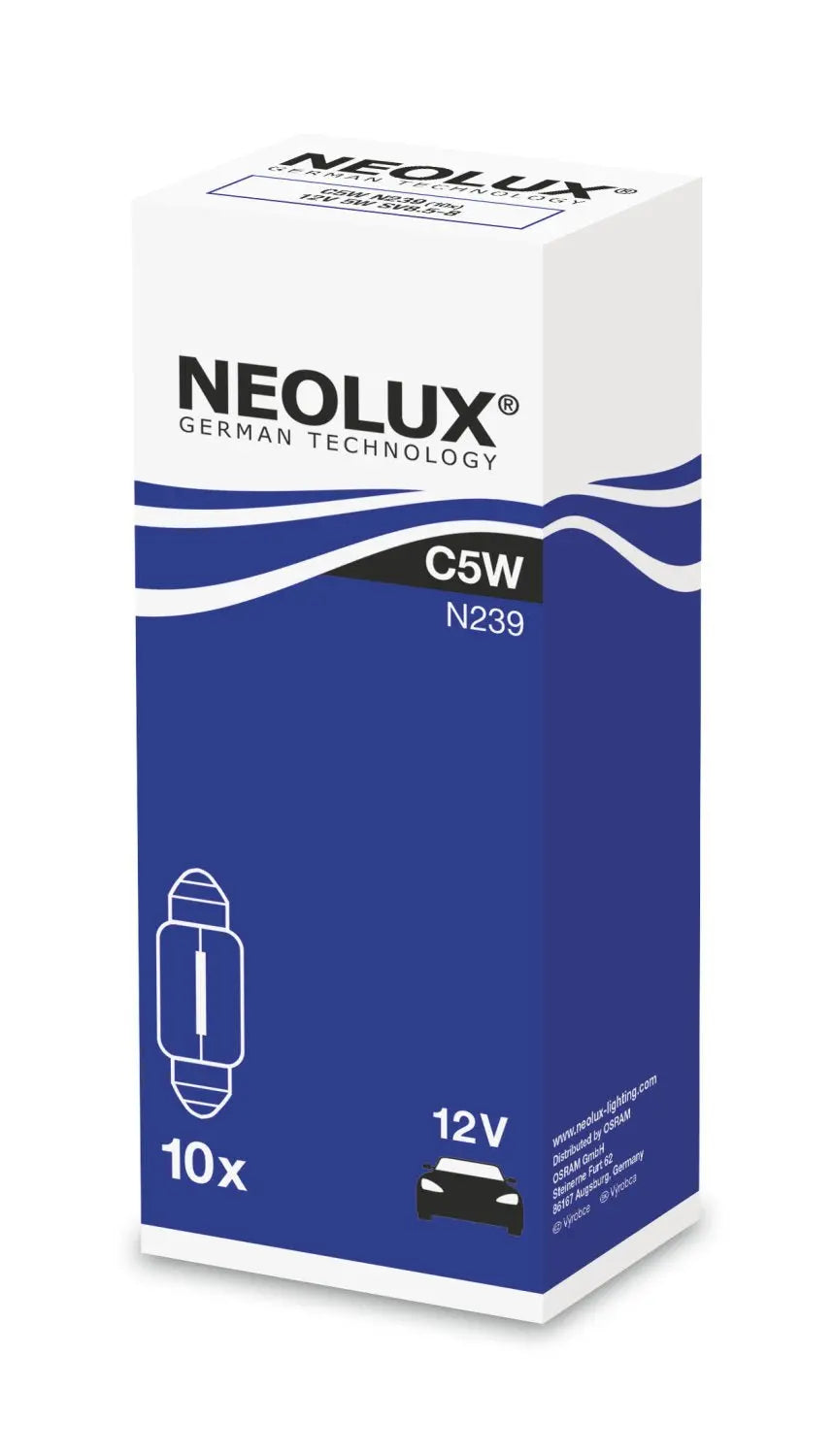 C5W 12V 5W SV8,5-8 soffitte 1st. NEOLUX - Samsuns Group