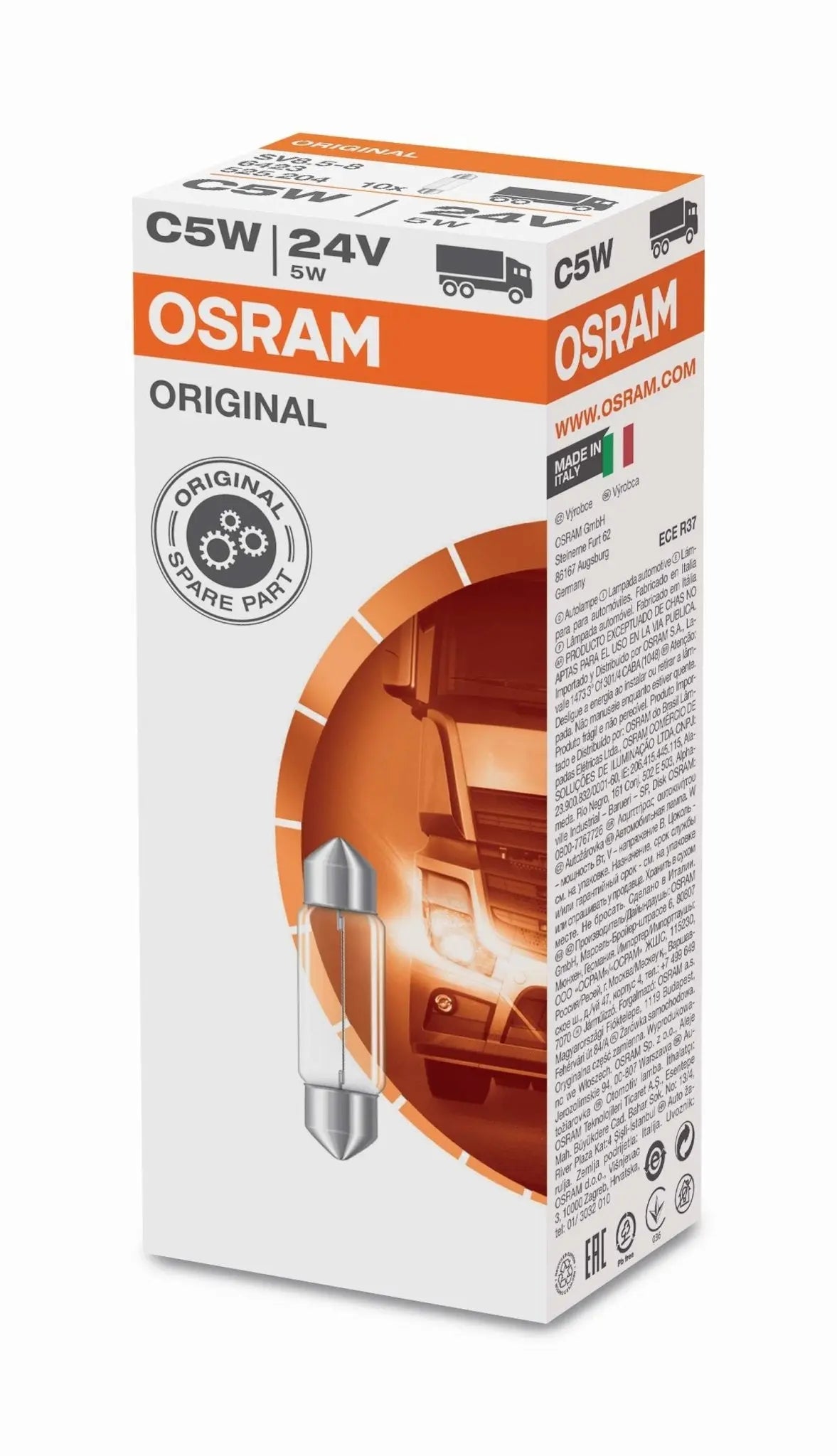 C5W 24V 5W SV8.5-8 Original Faltschachtel 1st. OSRAM - Samsuns Group