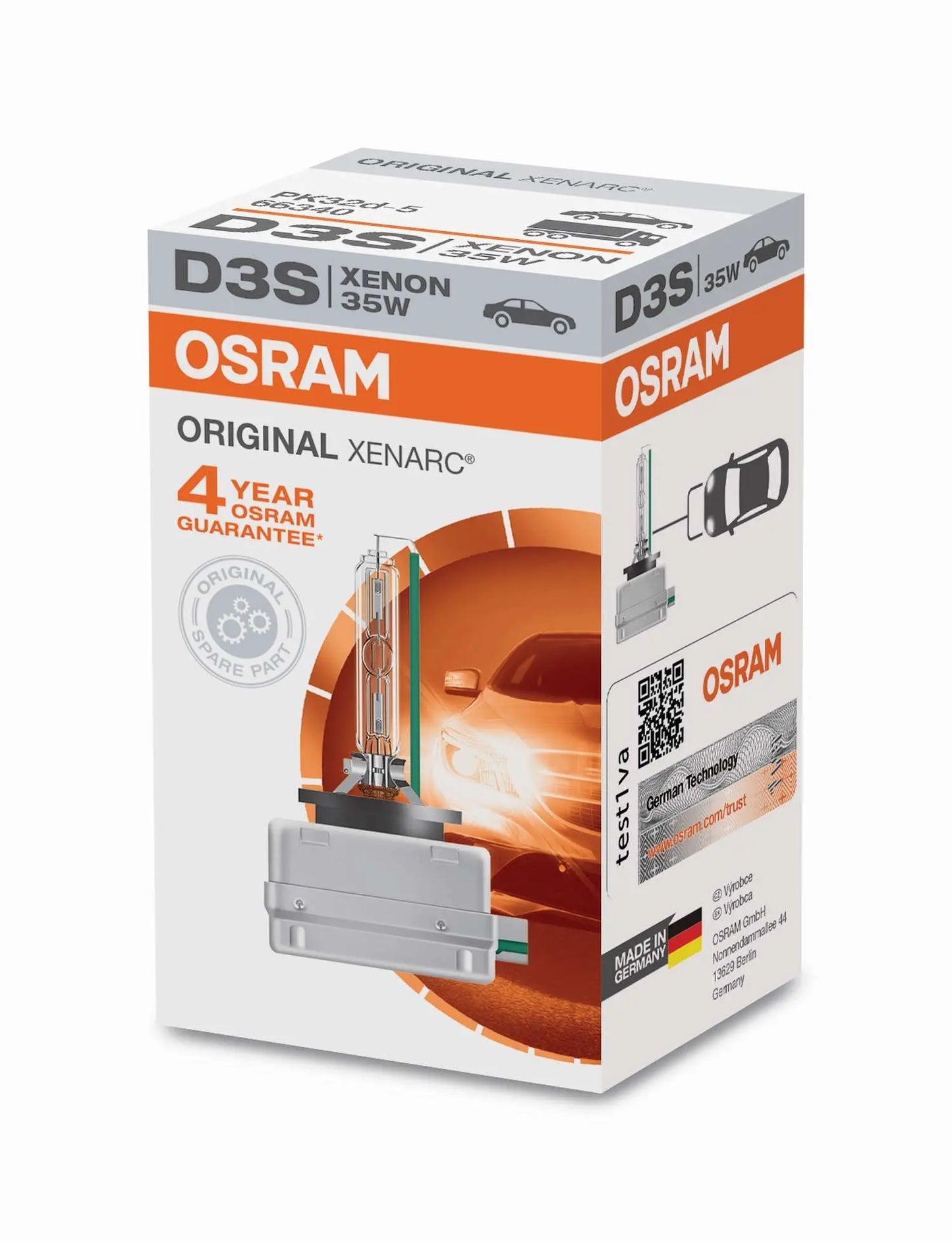 D3S 12V+24V 35W PK32d-5 Original XENARC Faltschachtel 1 St. OSRAM - Samsuns Group