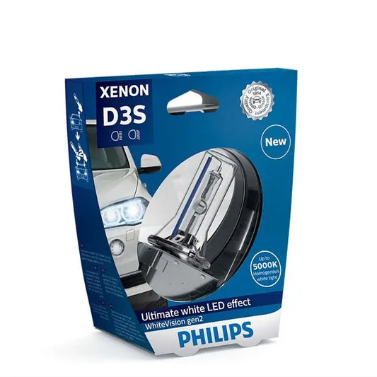 D3S 35W PK32d-5 White Vision 5000K Xenon 1 St. Philips - Samsuns Group