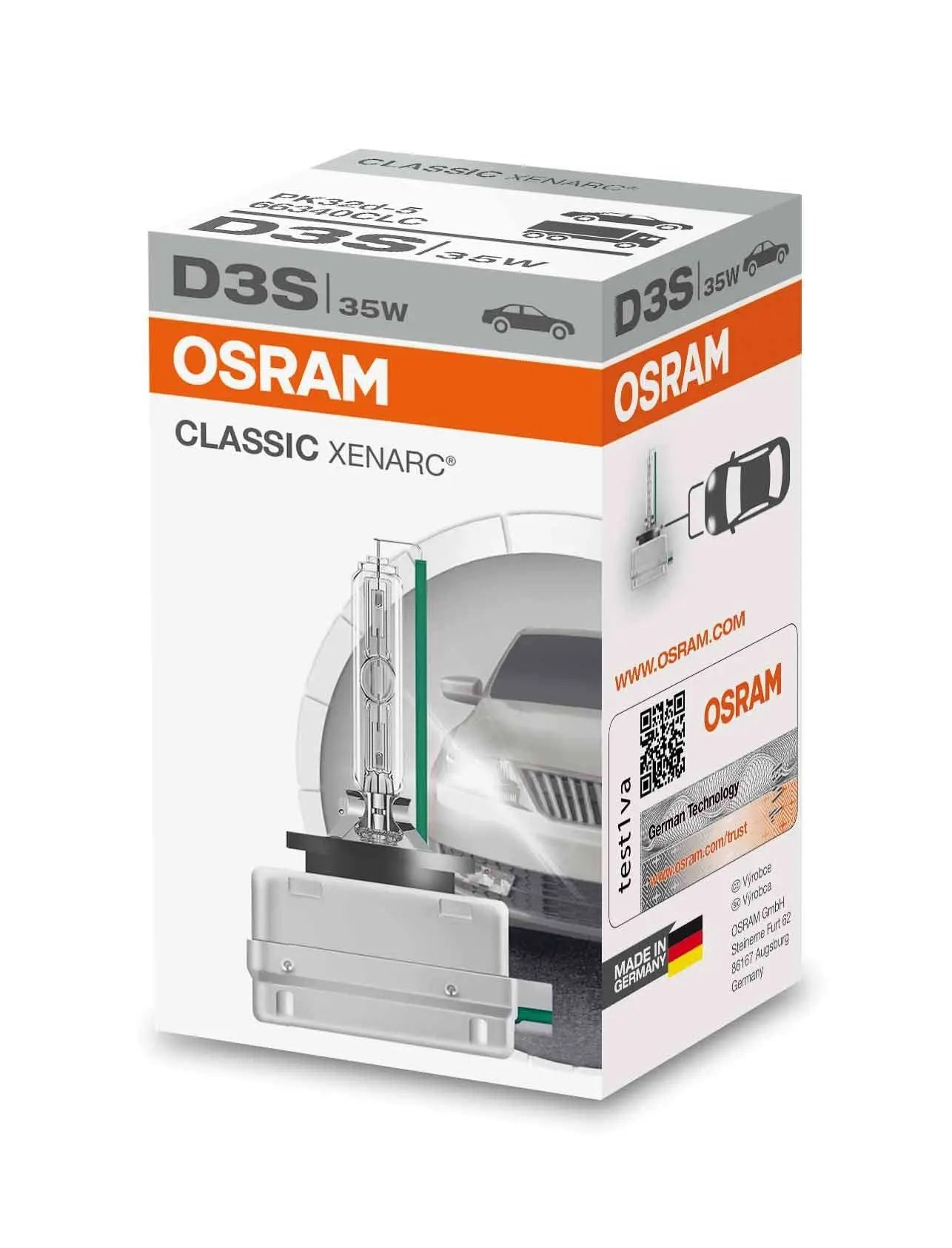 D3S 35W PK32d-5 Xenarc Classic 1 St. OSRAM - Samsuns Group