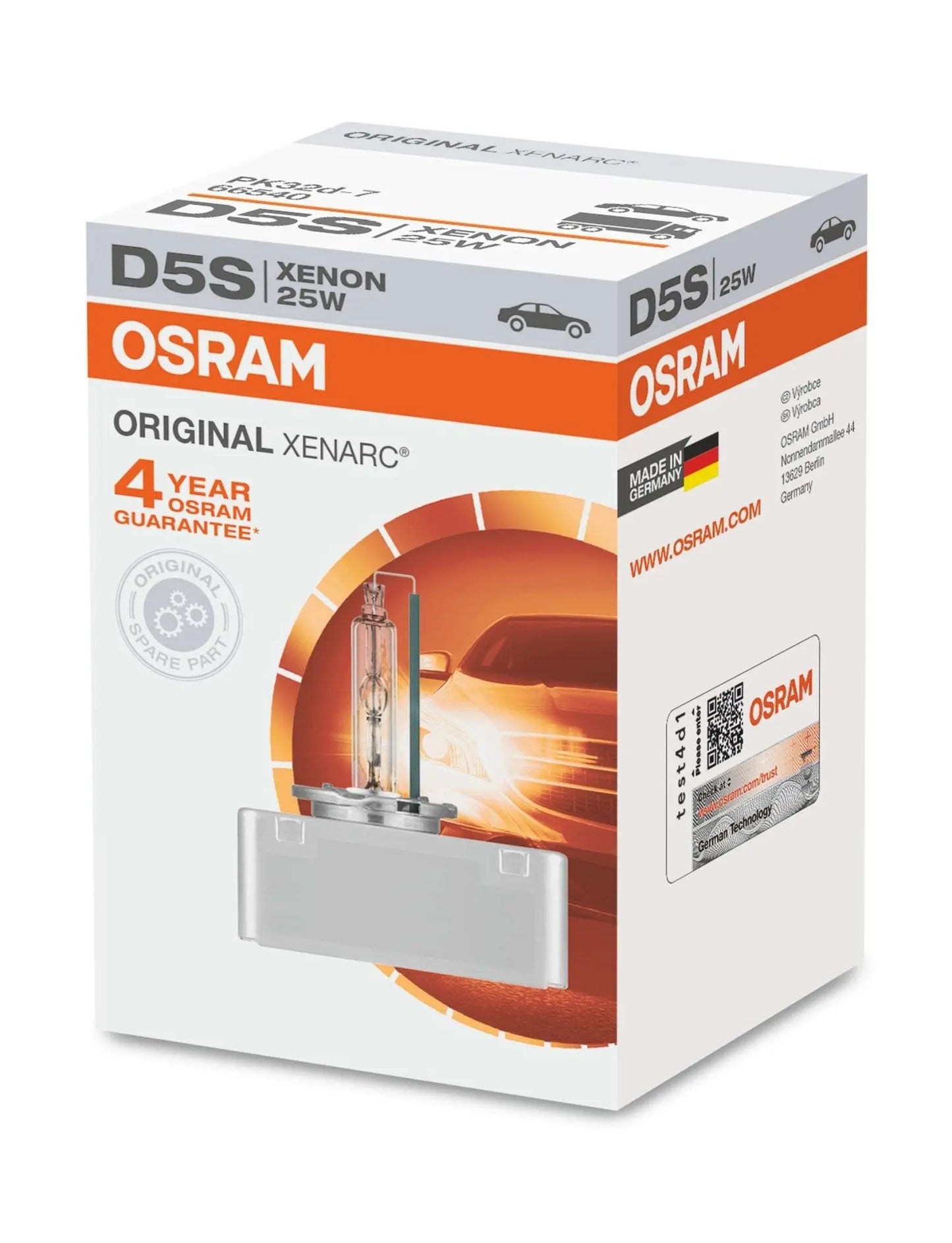 D5S 12V+24V 25W PK32D-7 Original XENARC Faltschachtel OSRAM - Samsuns Group