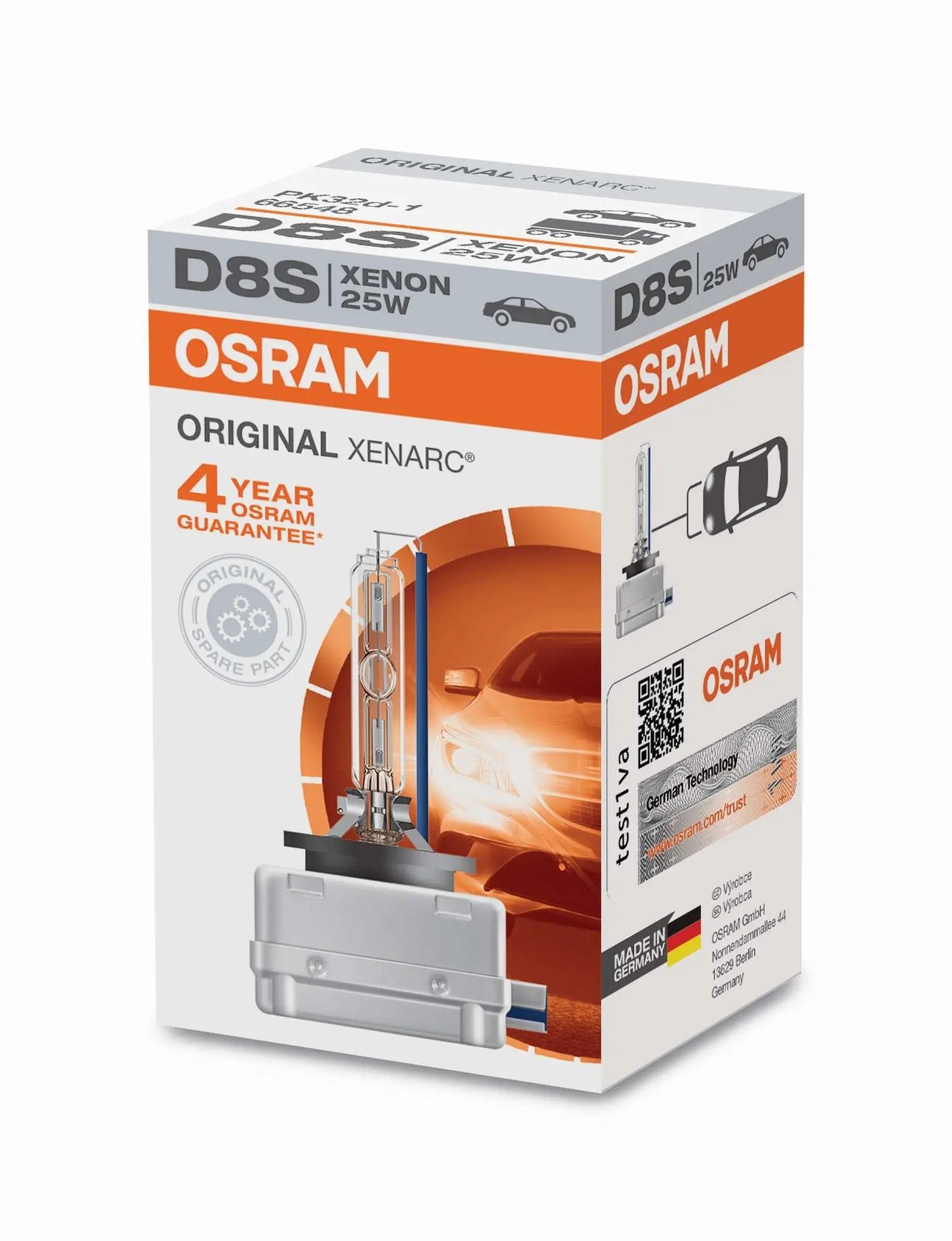 D8S 12V+24V 25W PK32D-1 Original XENARC Faltschachtel OSRAM - Samsuns Group