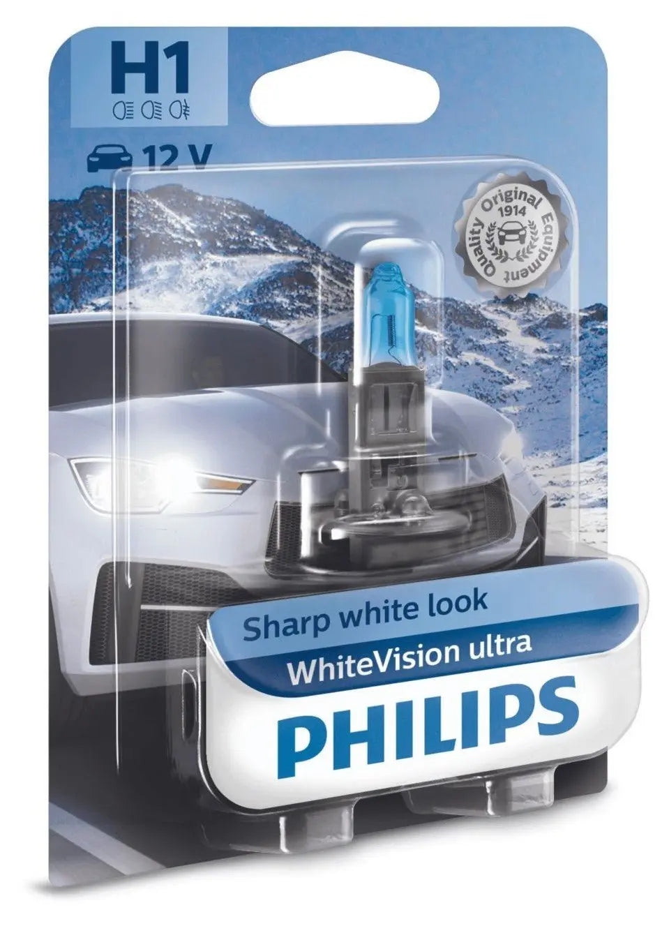 H1 12V 55W P14,5s WhiteVision Ultra 1St. Philips - Samsuns Group