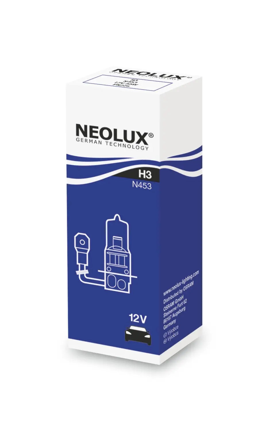 H3 12V 55W PK22s 1st. NEOLUX - Samsuns Group