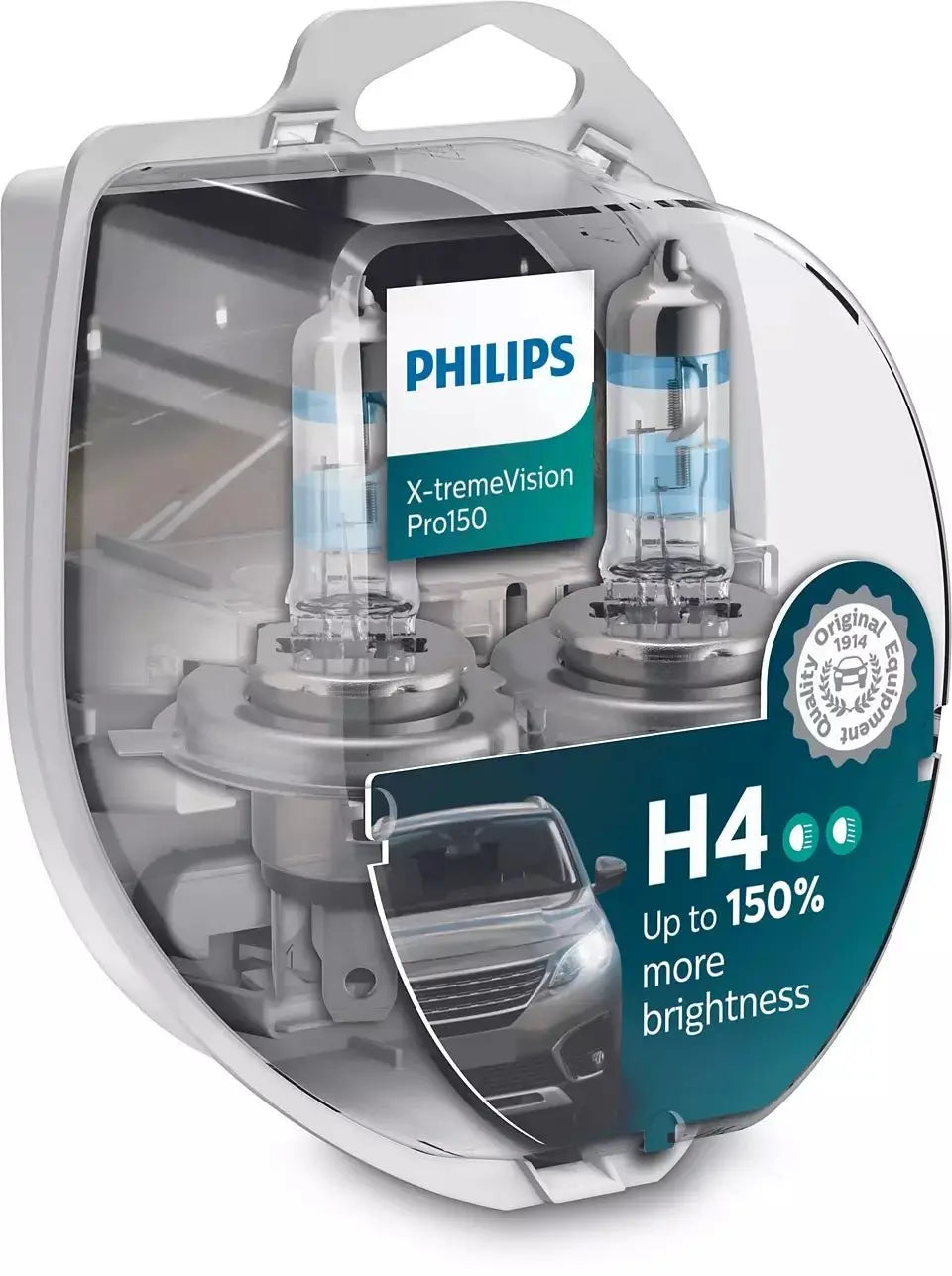 H4 12V 60/55W P43t-38 X-tremeVision Pro150 2 St. Philips - Samsuns Group