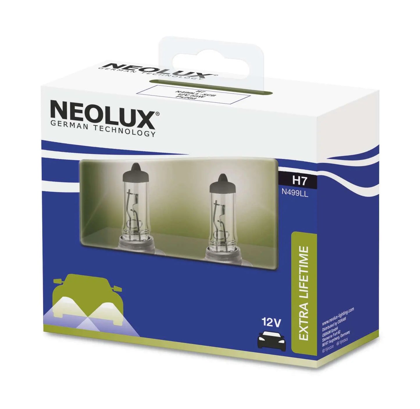 H7 12V 55W PX26d Long Life (Extra Lifetime) - Samsuns Group