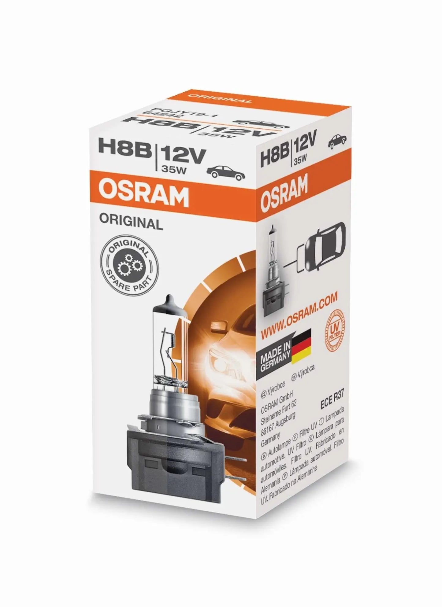 H8B 12V Faltschachtel Original OSRAM - Samsuns Group