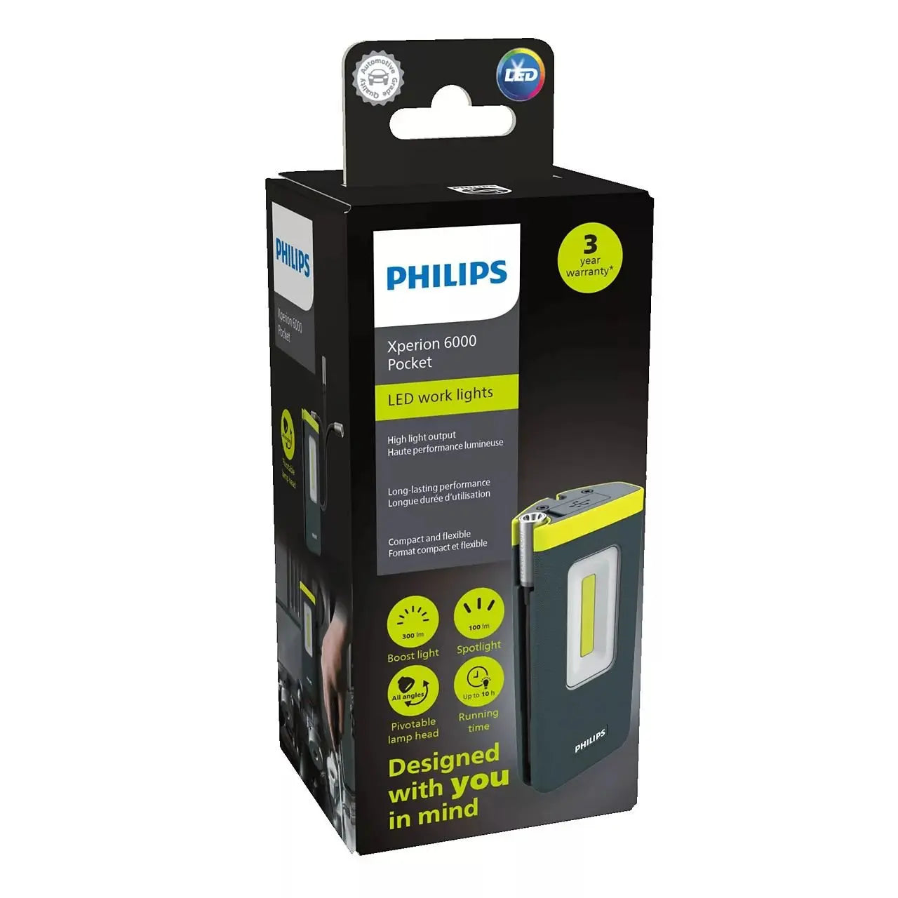 LED Inspektion Wekstattlampe wiederaufladbar Xperion 6000 LED Lamp 1st. Philips - Samsuns Group