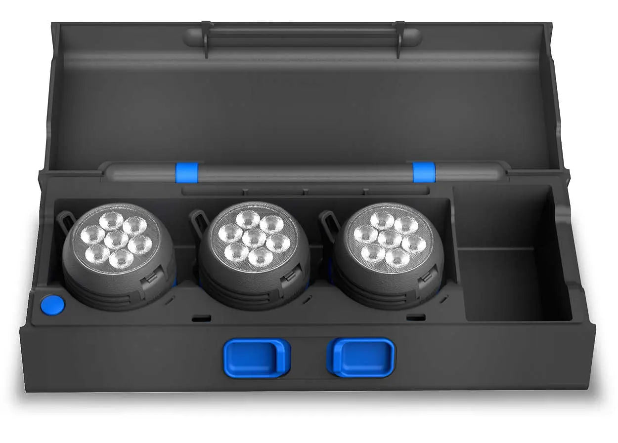 LED Werkstattlampe MDLS CRI True colors Multidirektionales Beleuchtungssystem für Lakierer Philips - Samsuns Group
