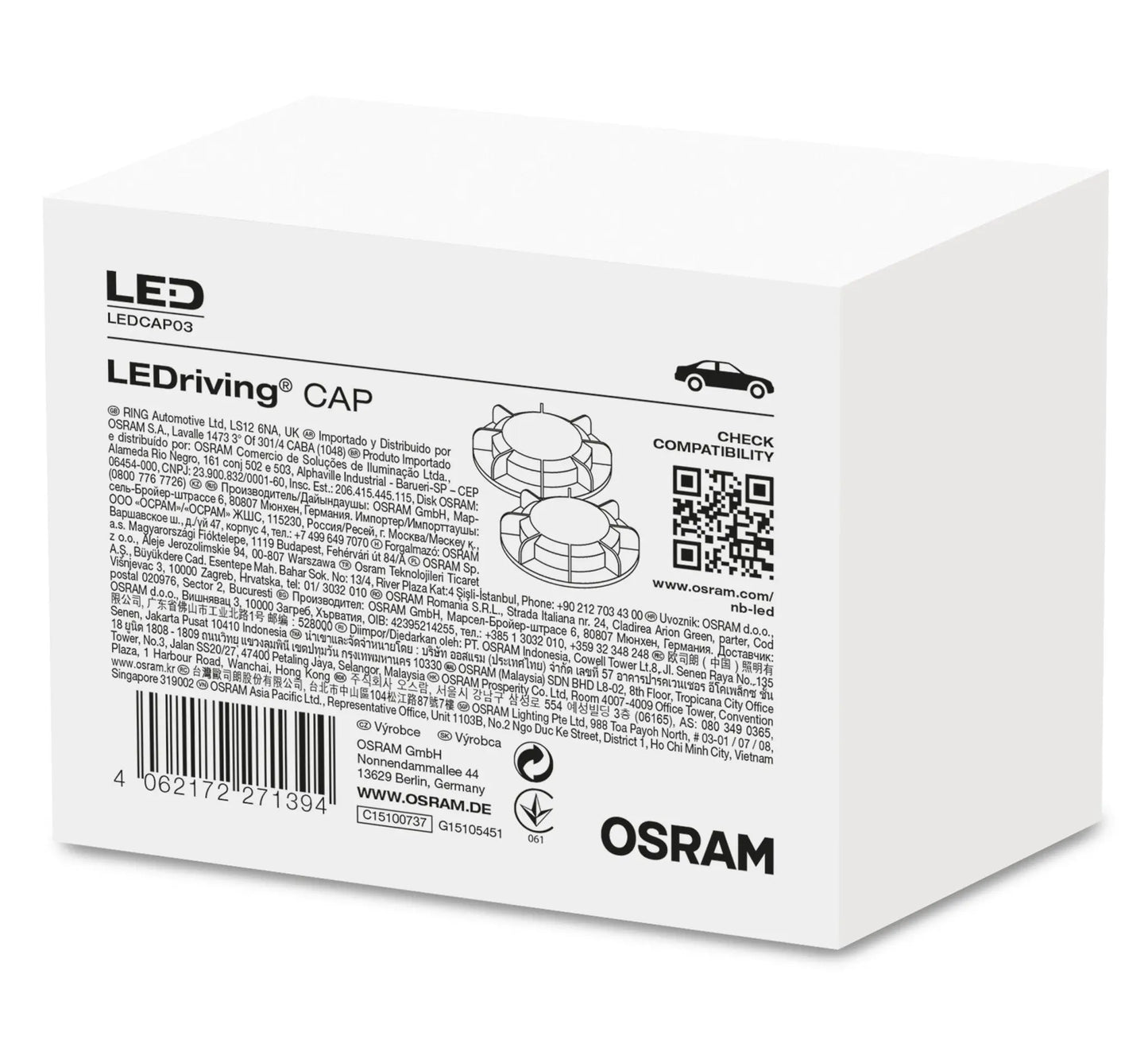 LEDriving CAP LEDCAP03 für NIGHT BREAKER LED H7-LED 2 St. OSRAM - Samsuns Group