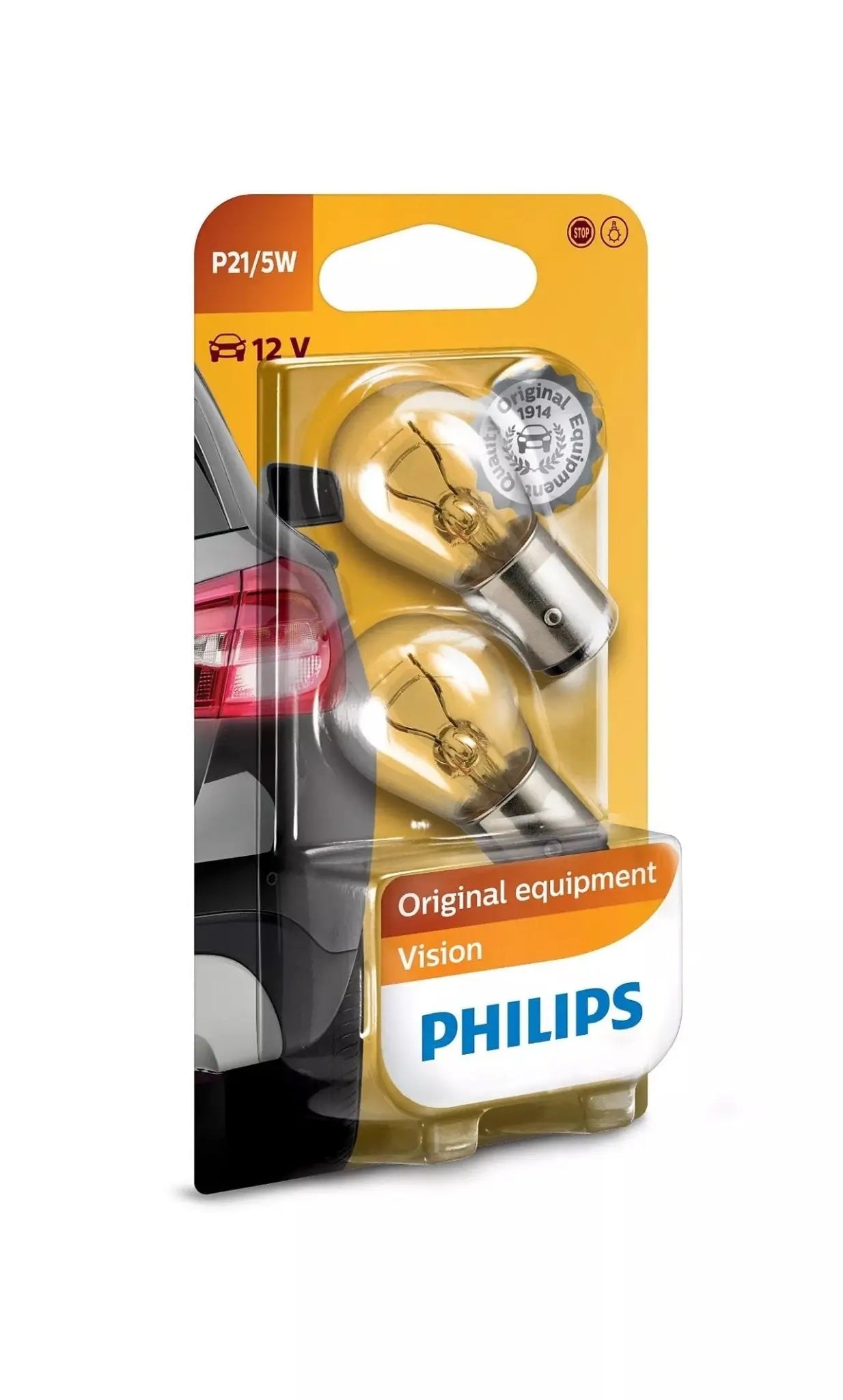 P21/5W 12V 21/5W BAY15d Vision Original equipment 2St.Philips - Samsuns Group