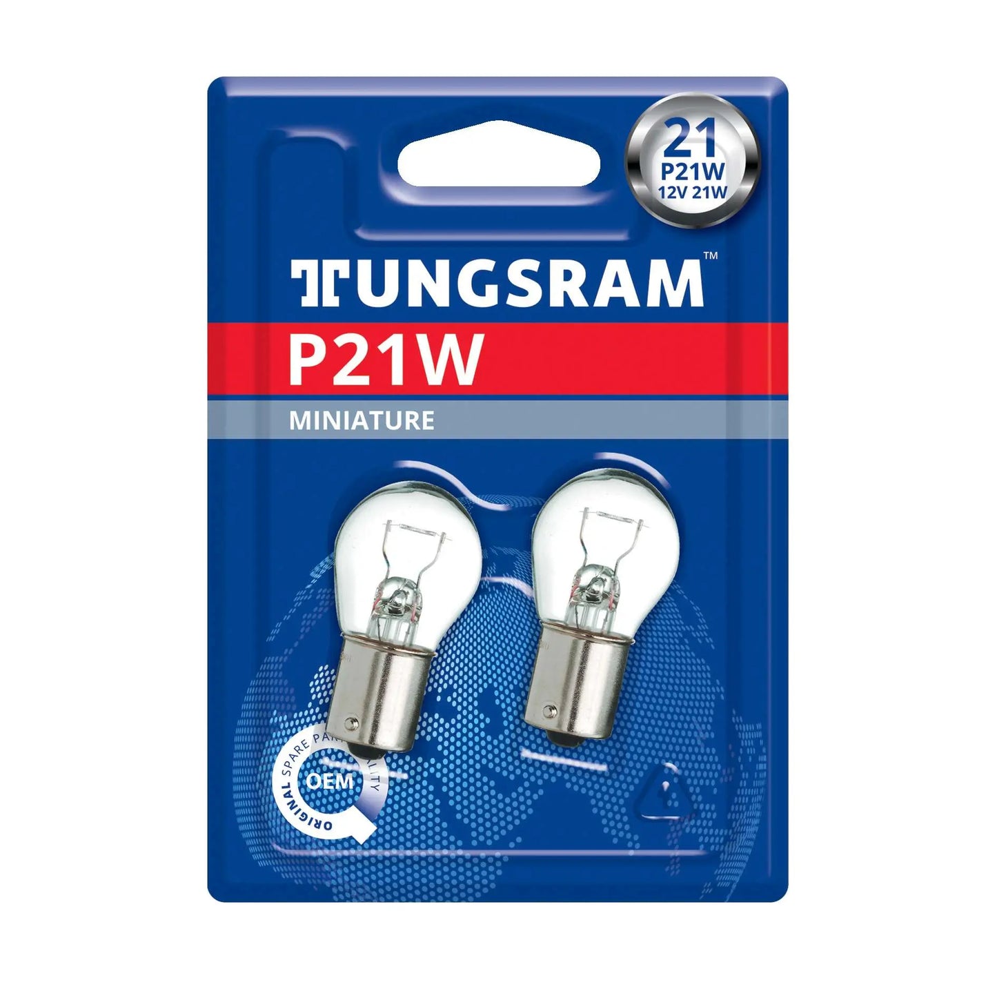 P21W 12V 21W BA15s Standard 2St. Blister Tungsram - Samsuns Group