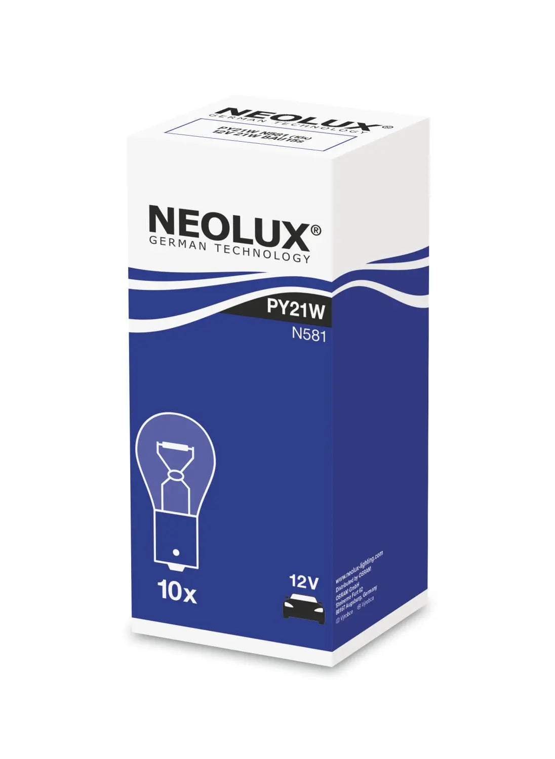 PY21W 12V 21W BAU15s (gelb) 1st. NEOLUX - Samsuns Group
