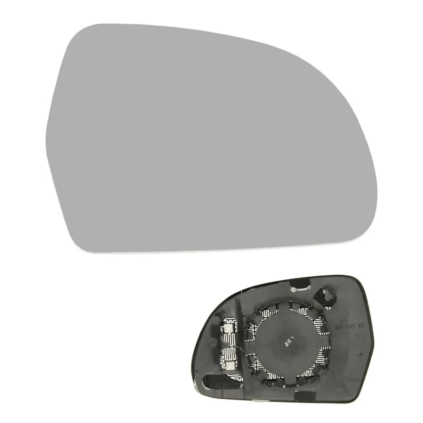 RECHTS Beifahrerseite Spiegelglas Außenspiegel Konvex Beheizbar Gewölbt Chrom Ef - Samsuns Group