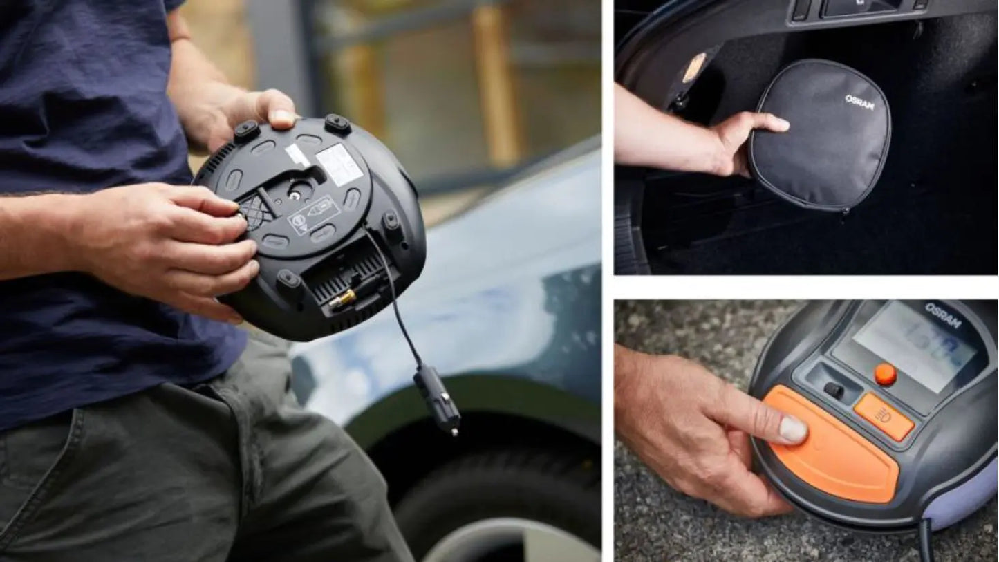 TYREinflate 1000 Schnelle Reifenpumpe mit Kabel OSRAM - Samsuns Group